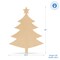 Christmas Tree Wood Cutout Unfinished Multiple Sizes Available, Crafts &#x26; D&#xE9;cor | Woodpeckers
